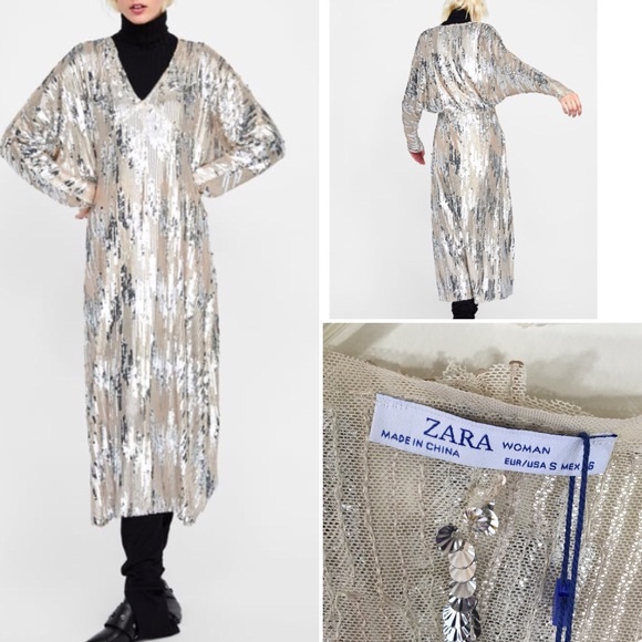 Zara Dresses & Skirts - ZARA sequin dress. Size S